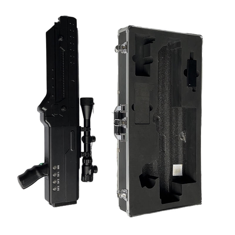  铁东手持便携式枪型低空防御反制四通道A型